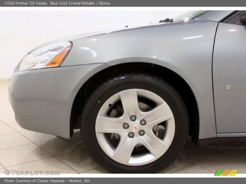 Blue Gold Crystal Metallic / Ebony 2009 Pontiac G6 Sedan