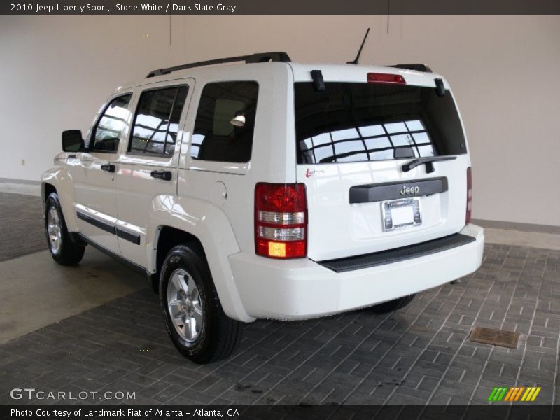 Stone White / Dark Slate Gray 2010 Jeep Liberty Sport