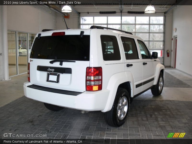 Stone White / Dark Slate Gray 2010 Jeep Liberty Sport