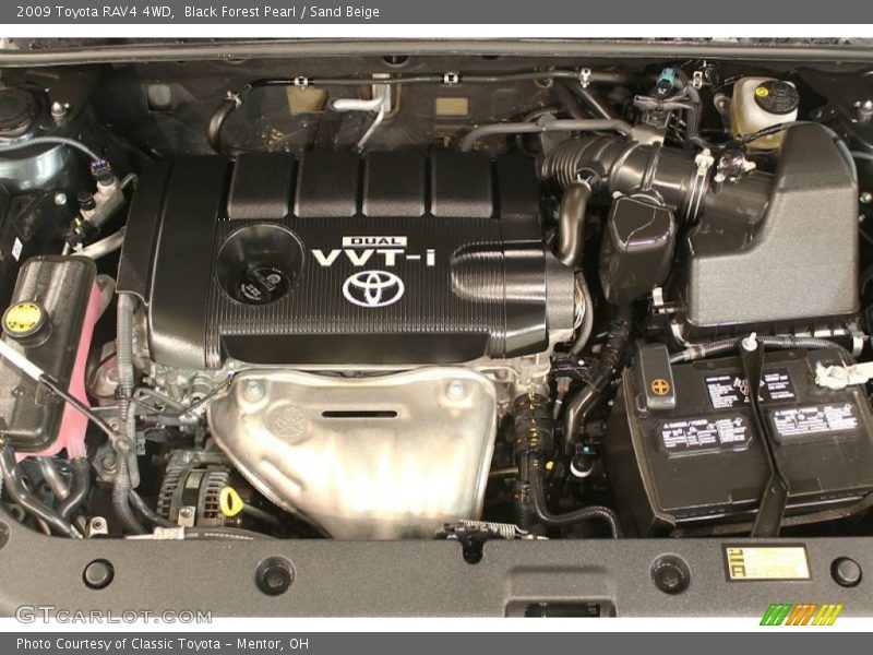  2009 RAV4 4WD Engine - 2.5 Liter DOHC 16-Valve Dual VVT-i 4 Cylinder