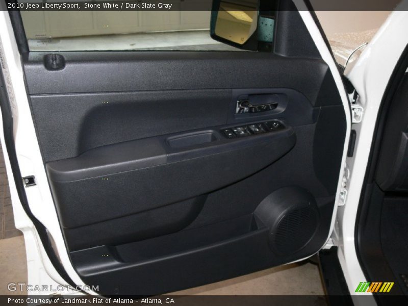 Stone White / Dark Slate Gray 2010 Jeep Liberty Sport
