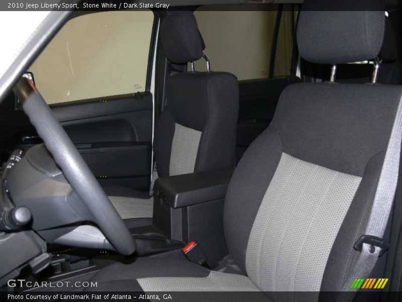 Stone White / Dark Slate Gray 2010 Jeep Liberty Sport