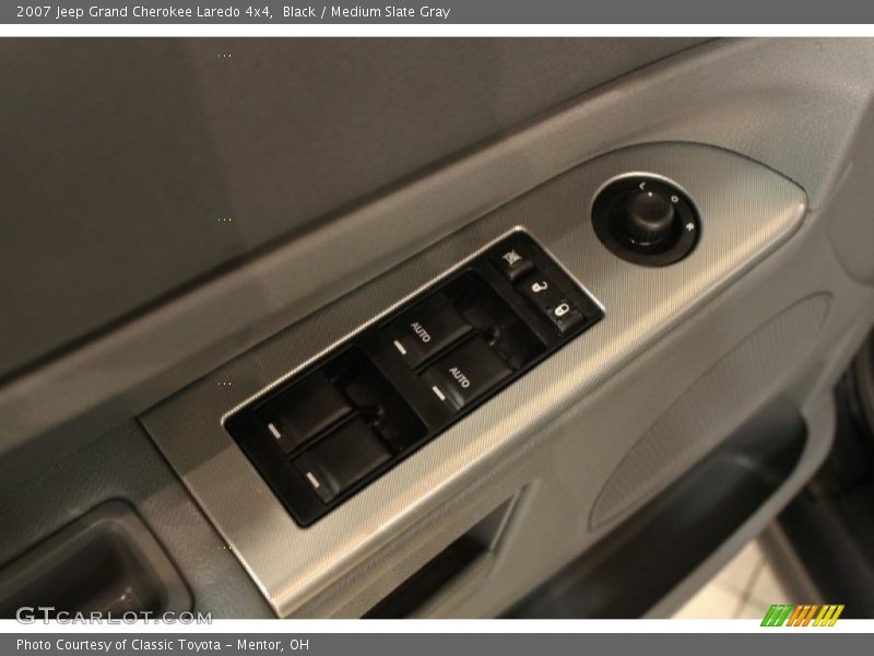 Black / Medium Slate Gray 2007 Jeep Grand Cherokee Laredo 4x4