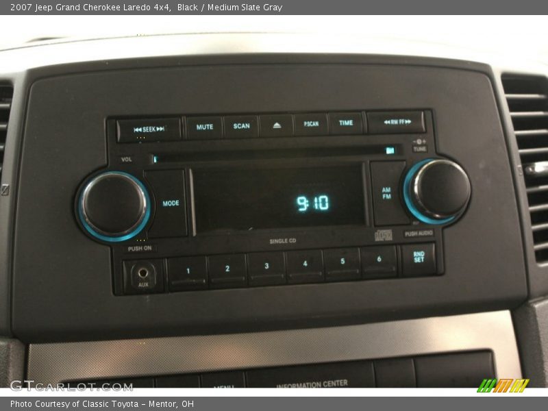 Black / Medium Slate Gray 2007 Jeep Grand Cherokee Laredo 4x4