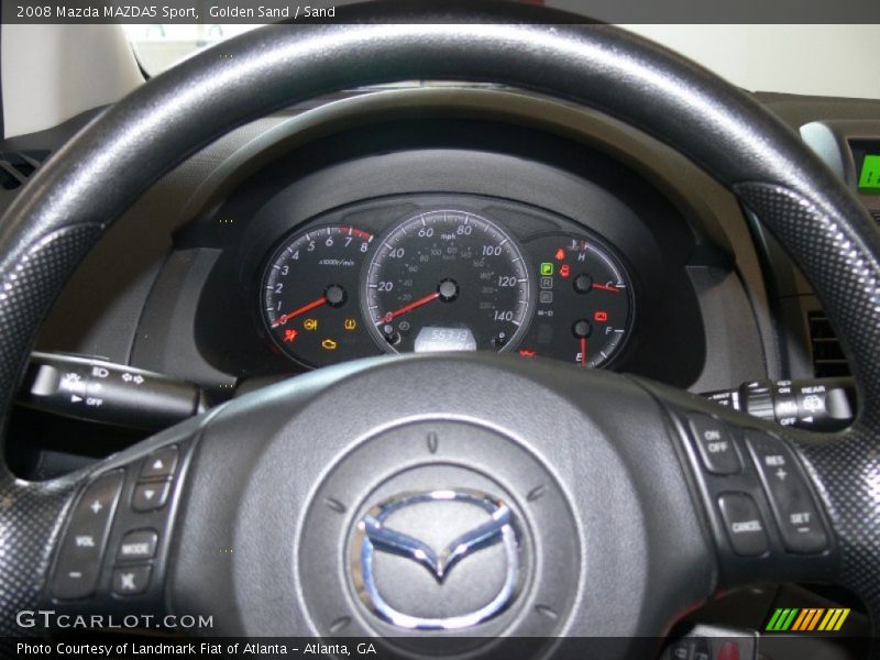 Golden Sand / Sand 2008 Mazda MAZDA5 Sport
