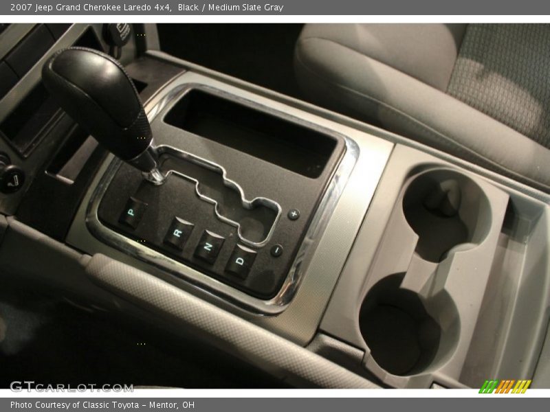 Black / Medium Slate Gray 2007 Jeep Grand Cherokee Laredo 4x4