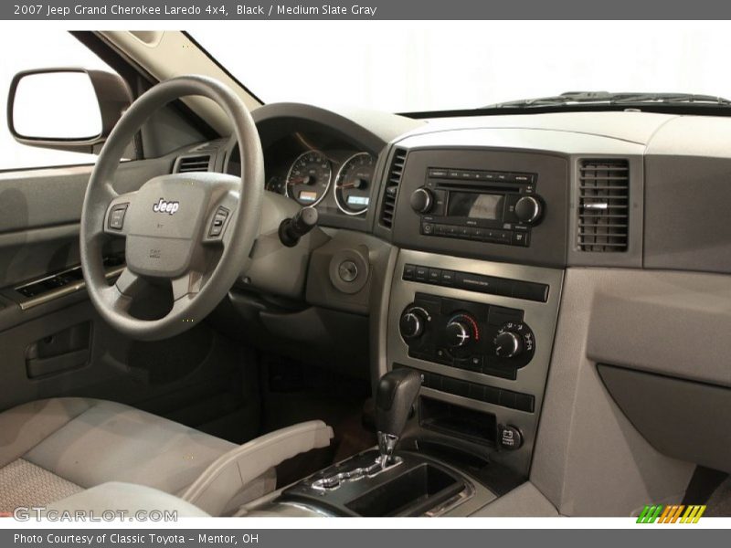 Black / Medium Slate Gray 2007 Jeep Grand Cherokee Laredo 4x4