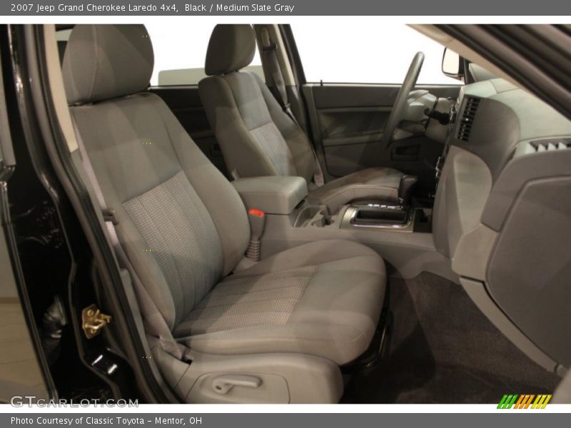 Black / Medium Slate Gray 2007 Jeep Grand Cherokee Laredo 4x4