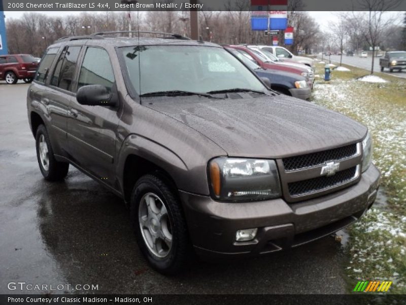 Desert Brown Metallic / Ebony 2008 Chevrolet TrailBlazer LS 4x4