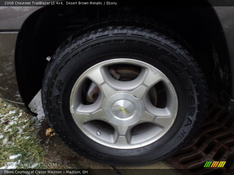 Desert Brown Metallic / Ebony 2008 Chevrolet TrailBlazer LS 4x4