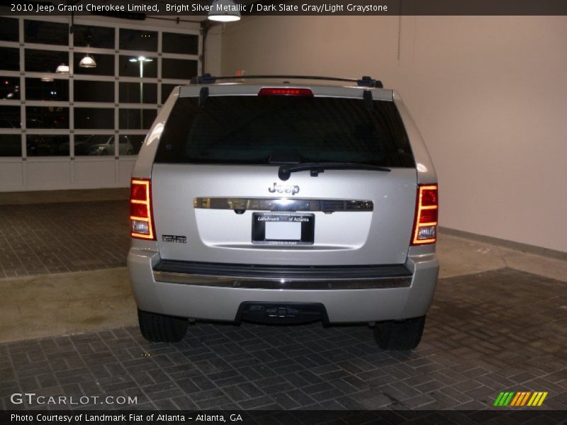 Bright Silver Metallic / Dark Slate Gray/Light Graystone 2010 Jeep Grand Cherokee Limited