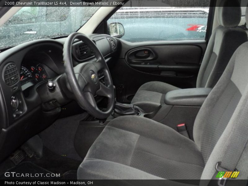 Desert Brown Metallic / Ebony 2008 Chevrolet TrailBlazer LS 4x4