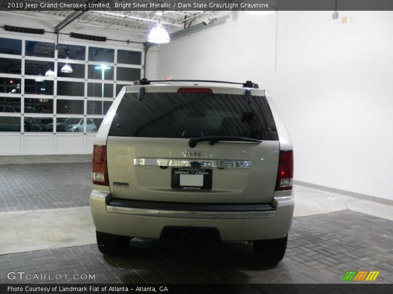Bright Silver Metallic / Dark Slate Gray/Light Graystone 2010 Jeep Grand Cherokee Limited