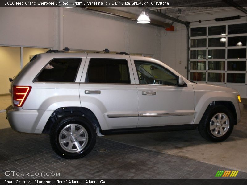 Bright Silver Metallic / Dark Slate Gray/Light Graystone 2010 Jeep Grand Cherokee Limited