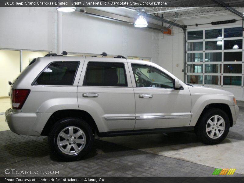 Bright Silver Metallic / Dark Slate Gray/Light Graystone 2010 Jeep Grand Cherokee Limited