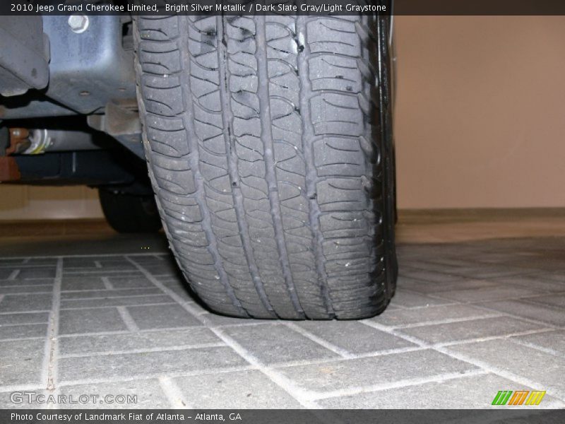 Bright Silver Metallic / Dark Slate Gray/Light Graystone 2010 Jeep Grand Cherokee Limited
