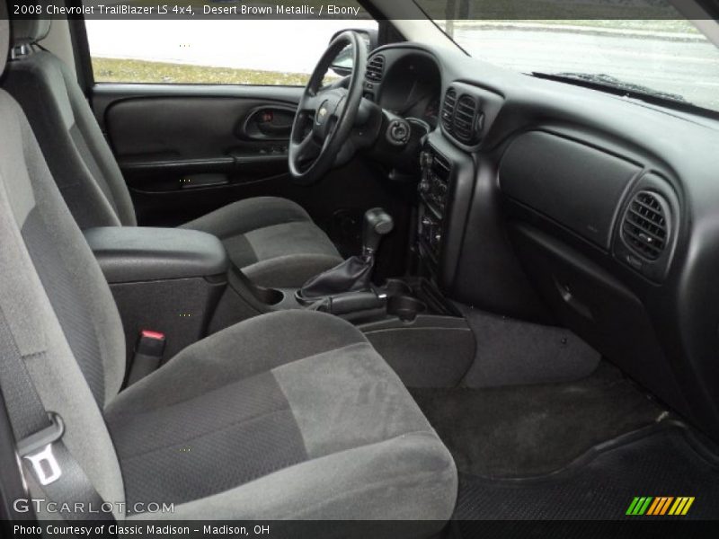 Desert Brown Metallic / Ebony 2008 Chevrolet TrailBlazer LS 4x4