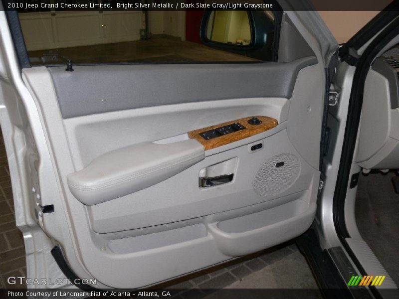 Bright Silver Metallic / Dark Slate Gray/Light Graystone 2010 Jeep Grand Cherokee Limited