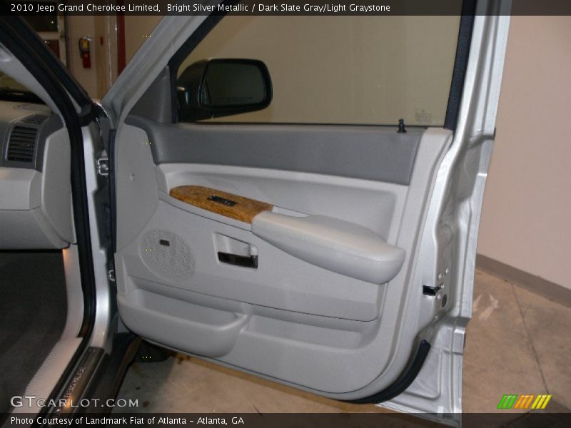 Bright Silver Metallic / Dark Slate Gray/Light Graystone 2010 Jeep Grand Cherokee Limited