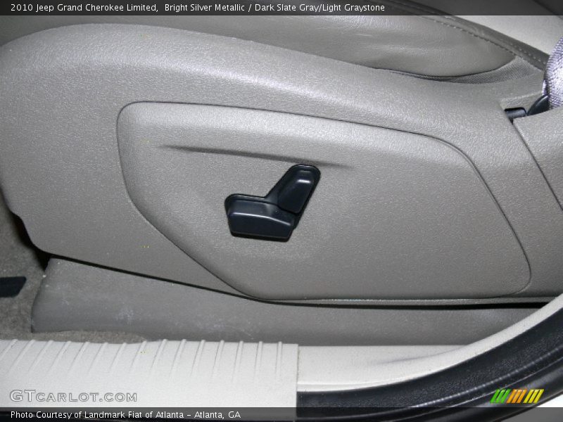 Bright Silver Metallic / Dark Slate Gray/Light Graystone 2010 Jeep Grand Cherokee Limited