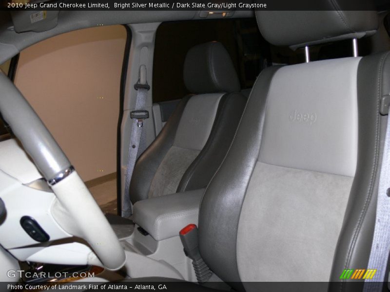 Bright Silver Metallic / Dark Slate Gray/Light Graystone 2010 Jeep Grand Cherokee Limited