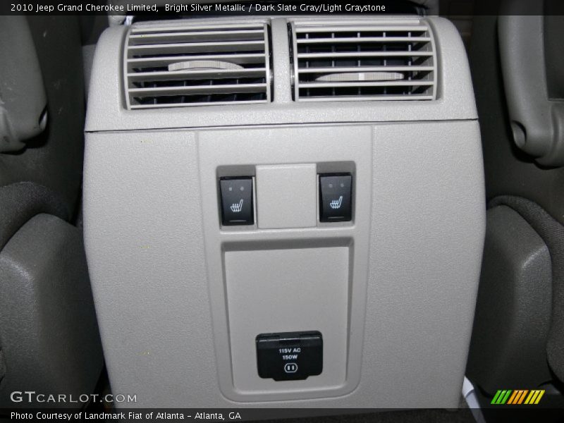 Bright Silver Metallic / Dark Slate Gray/Light Graystone 2010 Jeep Grand Cherokee Limited