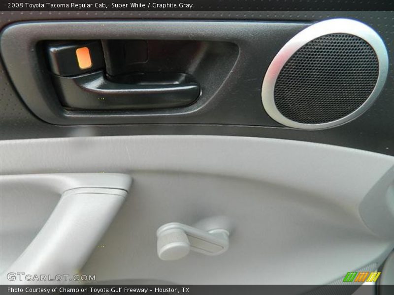 Super White / Graphite Gray 2008 Toyota Tacoma Regular Cab
