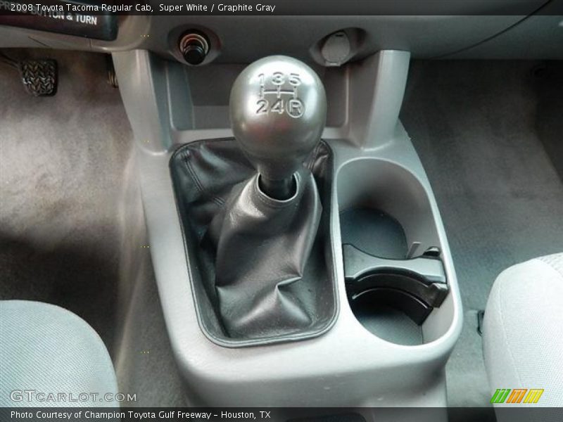 Super White / Graphite Gray 2008 Toyota Tacoma Regular Cab