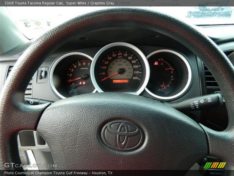 Super White / Graphite Gray 2008 Toyota Tacoma Regular Cab