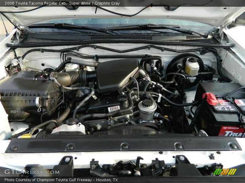 Super White / Graphite Gray 2008 Toyota Tacoma Regular Cab