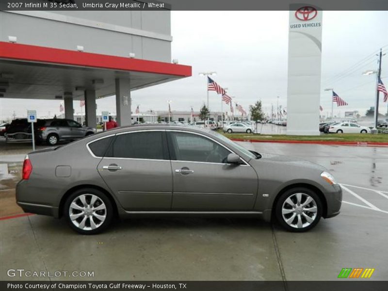 Umbria Gray Metallic / Wheat 2007 Infiniti M 35 Sedan