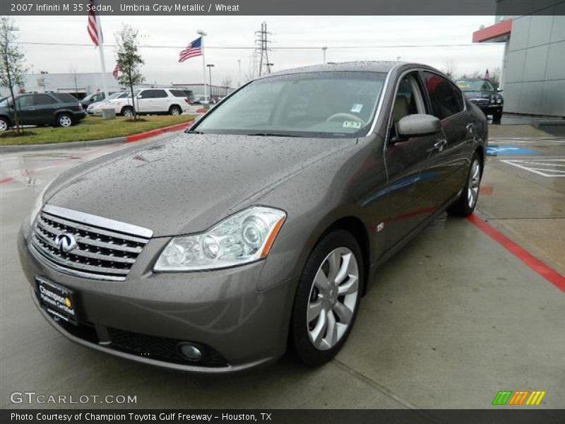 Umbria Gray Metallic / Wheat 2007 Infiniti M 35 Sedan