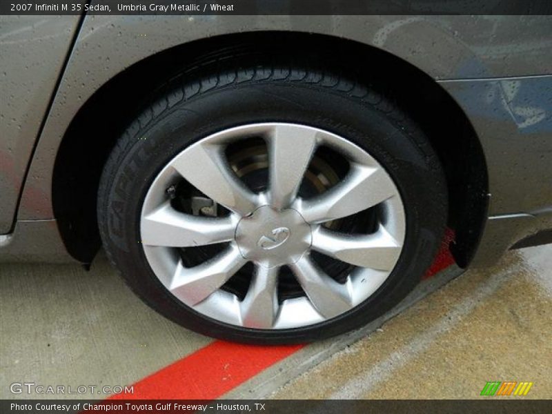 Umbria Gray Metallic / Wheat 2007 Infiniti M 35 Sedan