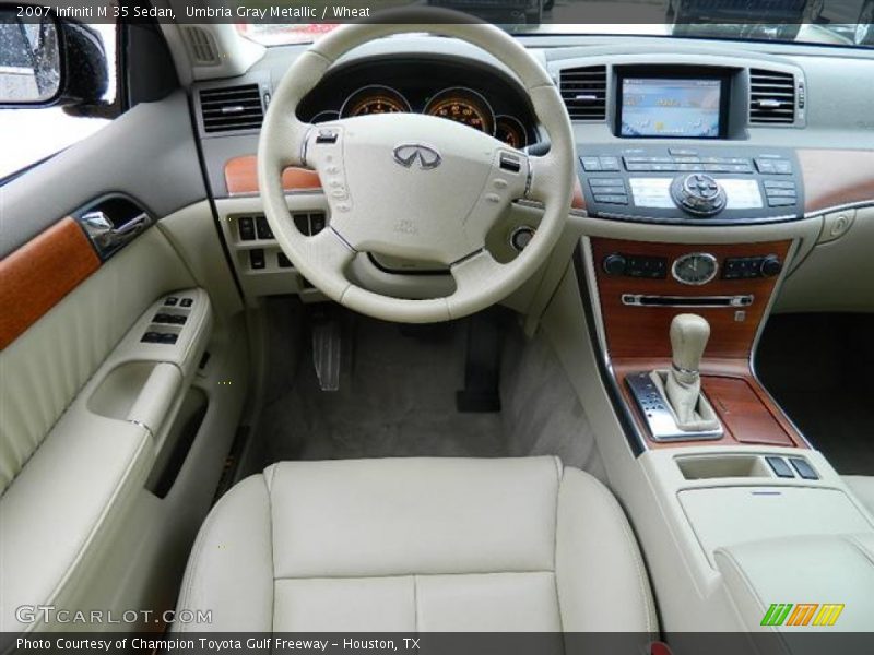 Umbria Gray Metallic / Wheat 2007 Infiniti M 35 Sedan