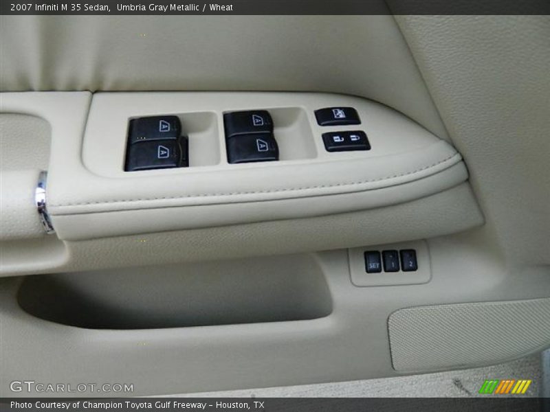Umbria Gray Metallic / Wheat 2007 Infiniti M 35 Sedan