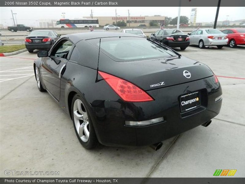Magnetic Black Pearl / Carbon Black 2006 Nissan 350Z Coupe