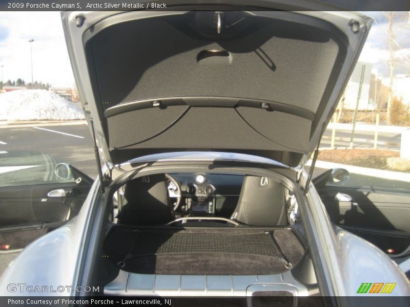 Arctic Silver Metallic / Black 2009 Porsche Cayman S