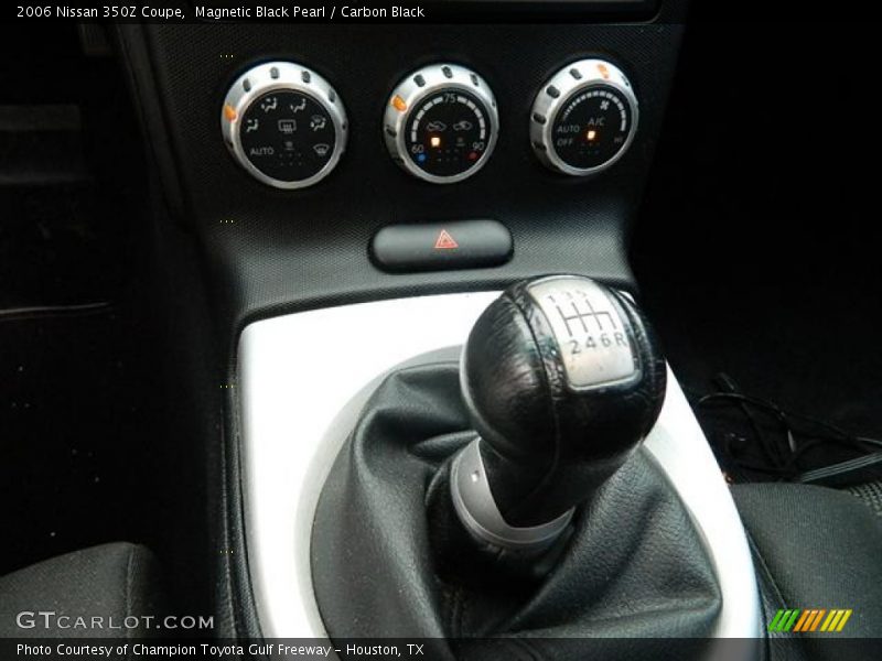 Magnetic Black Pearl / Carbon Black 2006 Nissan 350Z Coupe