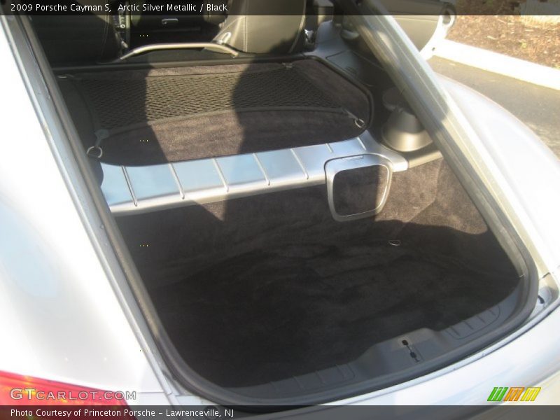 Arctic Silver Metallic / Black 2009 Porsche Cayman S