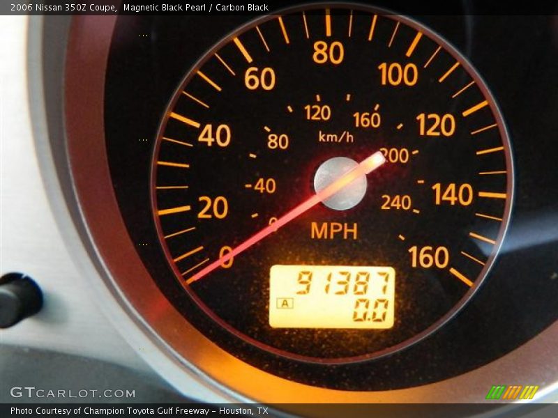 Magnetic Black Pearl / Carbon Black 2006 Nissan 350Z Coupe
