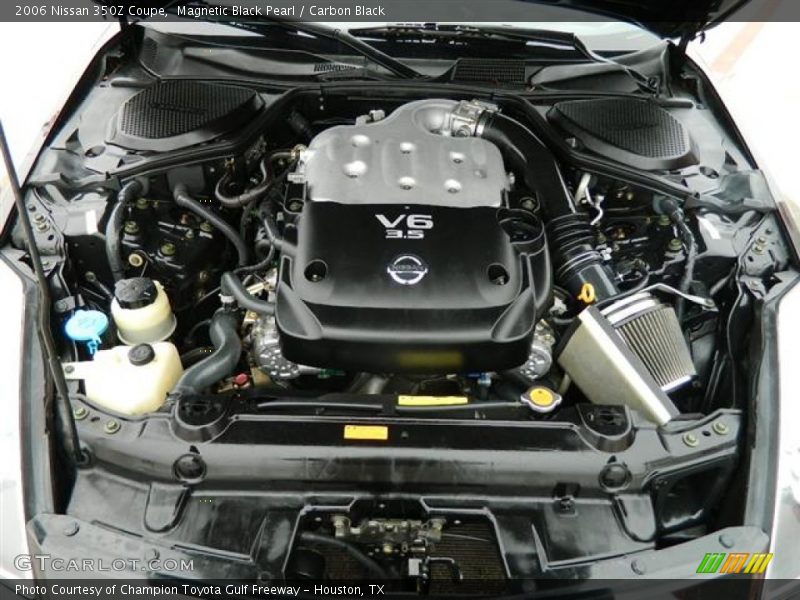 Magnetic Black Pearl / Carbon Black 2006 Nissan 350Z Coupe