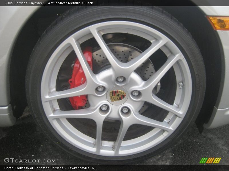Arctic Silver Metallic / Black 2009 Porsche Cayman S