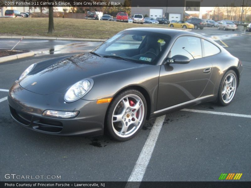 Slate Grey Metallic / Black 2005 Porsche 911 Carrera S Coupe
