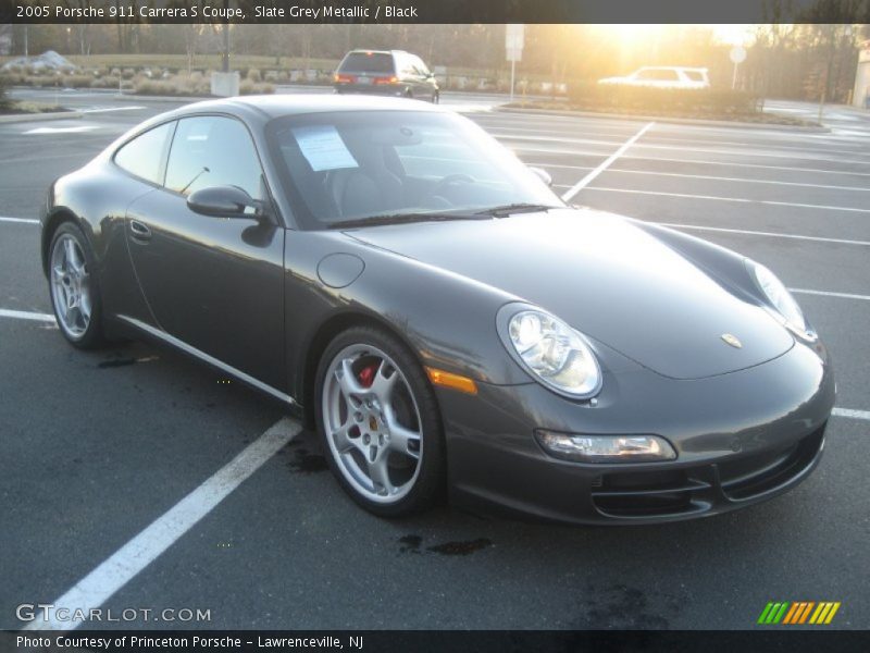 Slate Grey Metallic / Black 2005 Porsche 911 Carrera S Coupe