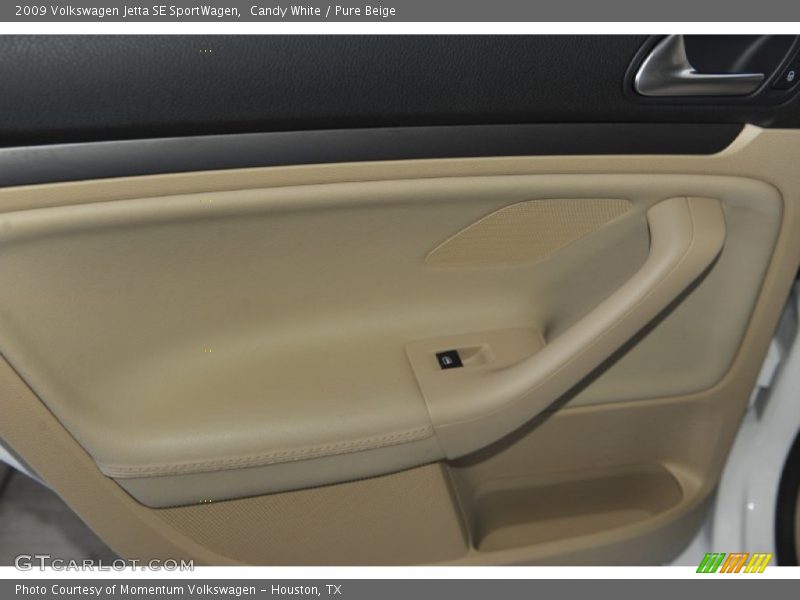 Candy White / Pure Beige 2009 Volkswagen Jetta SE SportWagen