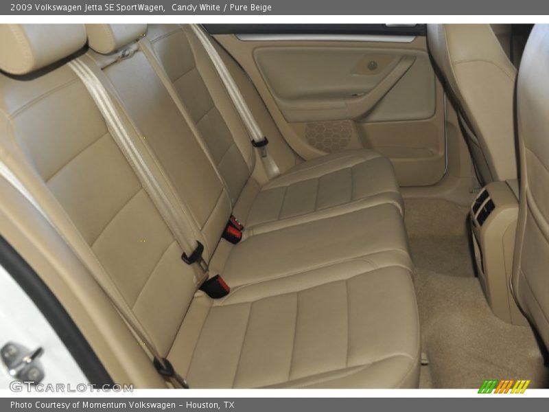 Candy White / Pure Beige 2009 Volkswagen Jetta SE SportWagen
