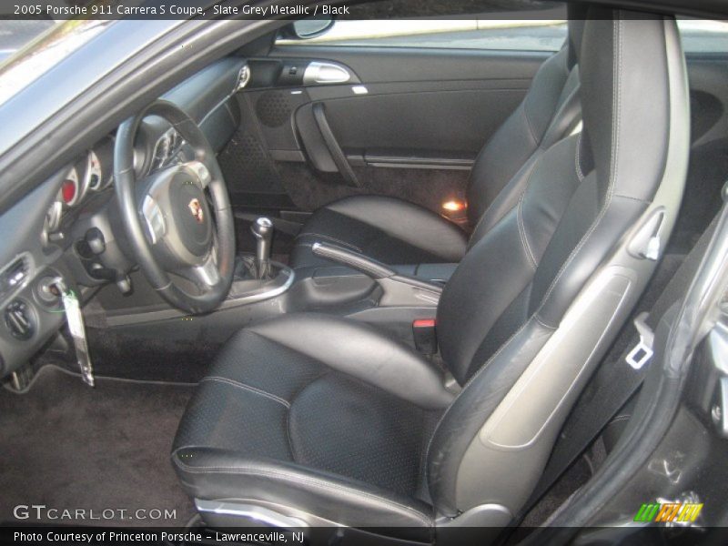 Slate Grey Metallic / Black 2005 Porsche 911 Carrera S Coupe