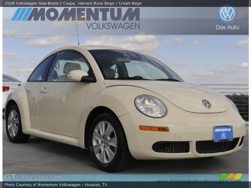 Harvest Moon Beige / Cream Beige 2008 Volkswagen New Beetle S Coupe
