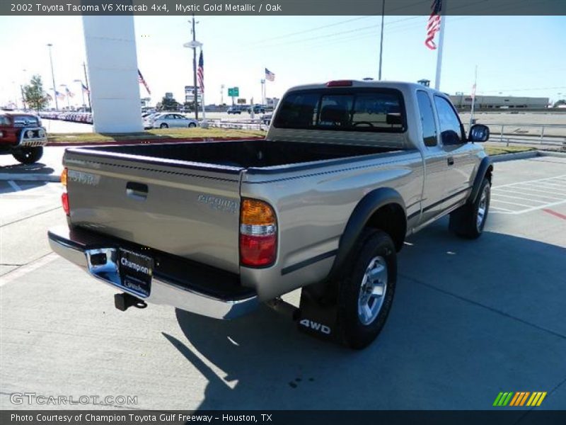 Mystic Gold Metallic / Oak 2002 Toyota Tacoma V6 Xtracab 4x4