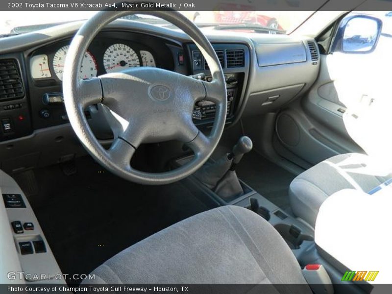 Mystic Gold Metallic / Oak 2002 Toyota Tacoma V6 Xtracab 4x4